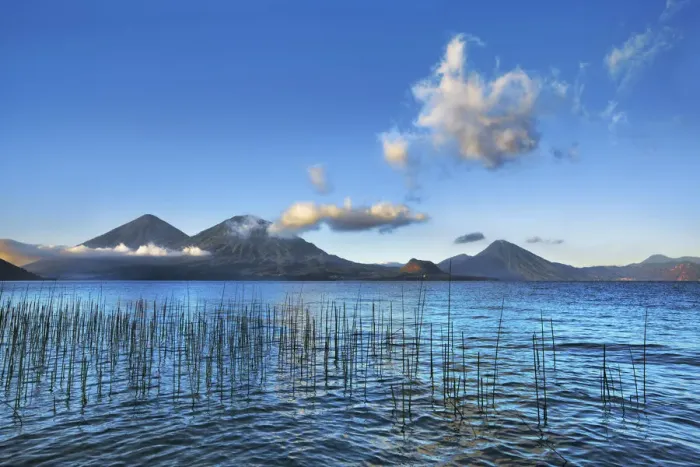 Framed Print : volcanoes at Lake Atitlan - Guatemala, Solola, Lake Atitlan, San Antonio Framed Print : volcanoes at Lake Atitlan - Guatemala, Solola, Lake Atitlan, San Antonio