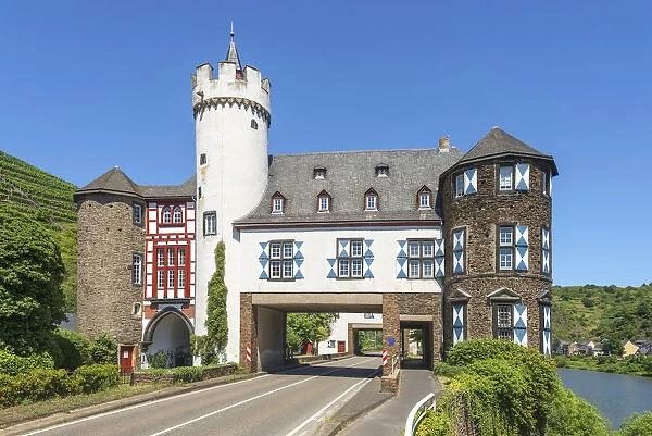 Von der Leyen Castle, Kobern-Gondorf, Mosel Valley, Rhineland-Palatinate, Germany