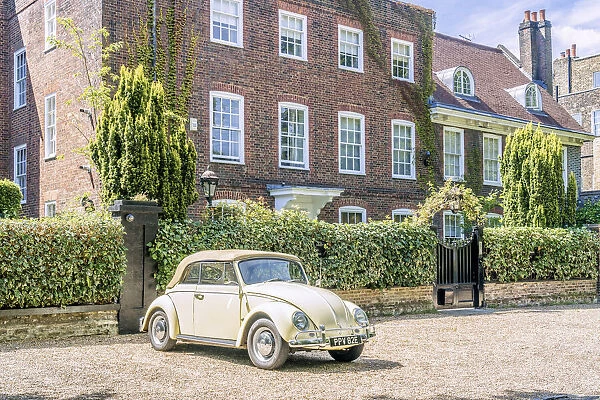 VW car in Highgate Village, London, England, Uk
