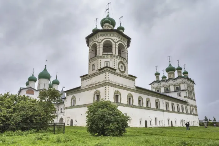 Framed Print : Vyazhishchsky Monastery, 17th century, Veliky Novgorod, Russia