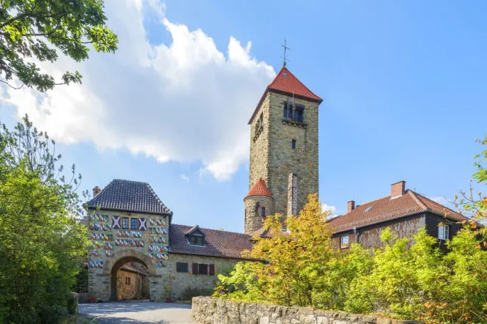 Framed Print : Wachenburg castle, Weinheim, Bergstrasse, Odenwald, Baden-Wurttenberg, Germany