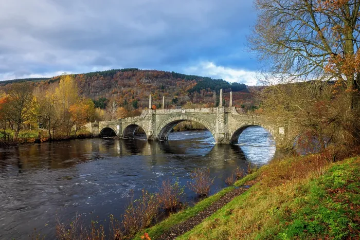 Framed Print : Wades Bridge, crossing the River Tay, Aberfeldy, Perth and Kinross, Scotland, UK Framed Print : Wades Bridge, crossing the River Tay, Aberfeldy, Perth and Kinross, Scotland, UK