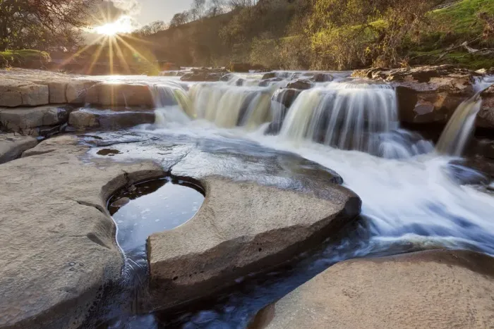 Framed Print : Wain Wath Force, Swaledale, Yorkshire Dales National Park, North Yorkshire, England