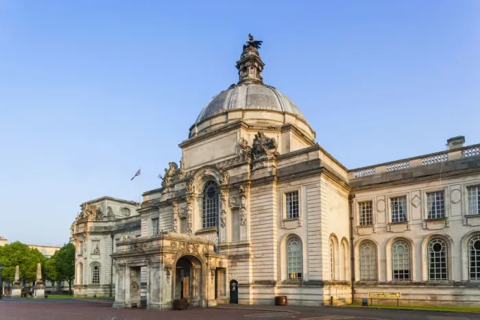 Framed Print : Wales, Cardiff, City Hall