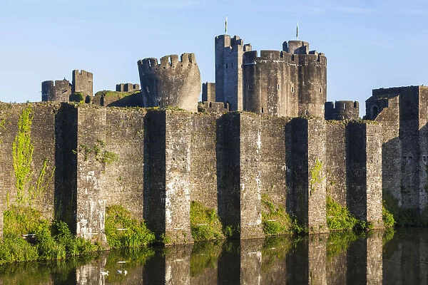 Wales, Glamorgon, Caerphilly, Caerphilly Castle