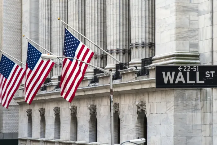 Framed Print : Wall Street sign with New York Stock Exchange behind, Lower Manhattan, New York, USA Framed Print : Wall Street sign with New York Stock Exchange behind, Lower Manhattan, New York, USA