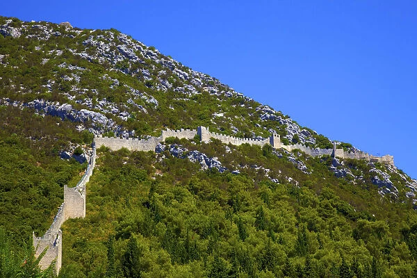 Walls of Ston, Ston, Dalmatia, Croatia
