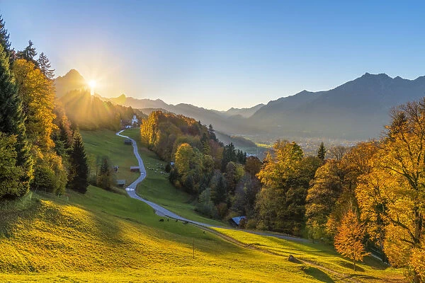 Wamberg, Garmisch Partenkirchen, Bavaria, Germany, Europe