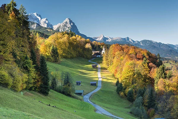 Wamberg, Garmisch-Partenkirchen, Bavaria, Germany
