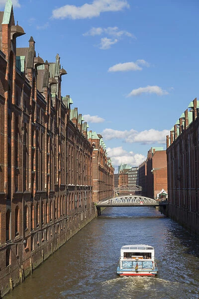 Warehouses in Speicherstadt (UNESCO World Heritage Site), Hamburg, Germany