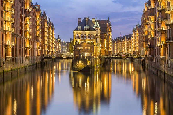 Warehouses of Speicherstadt (UNESCO World Heritage Site), Hamburg, Germany