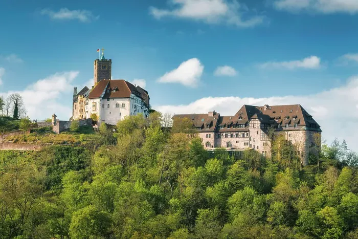 Framed Print : Wartburg castle, Unesco world heritage site, Thuringian Forest, Eisenach, Thuringia, Germany Framed Print : Wartburg castle, Unesco world heritage site, Thuringian Forest, Eisenach, Thuringia, Germany