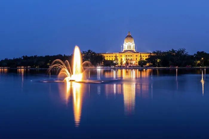 Framed Print : Wascana Centre, Regina, Saskatchewan, Canada, North America