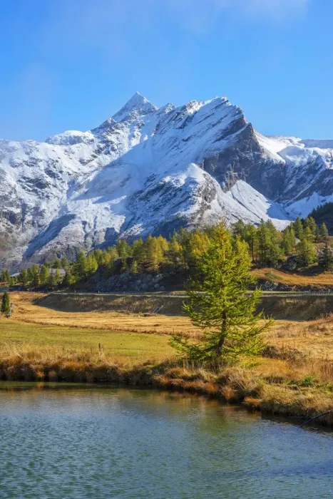 Framed Print : Wasenhorn with Simplon pass, Valais, Switzerland Framed Print : Wasenhorn with Simplon pass, Valais, Switzerland