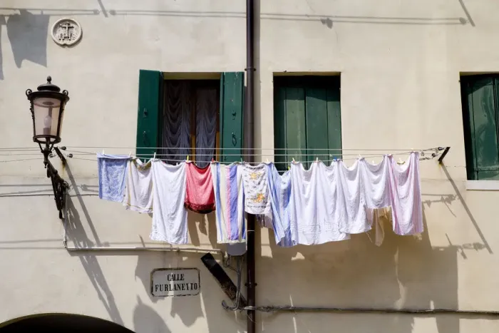 Framed Print : Washing line, Chioggia, Venice, Veneto, Italy Framed Print : Washing line, Chioggia, Venice, Veneto, Italy