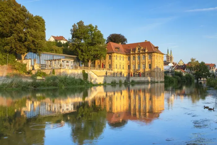 Framed Print : Wasserschloss Concordia (Concordia Villa), Bamberg (UNESCO World Heritage Site), Bavaria Framed Print : Wasserschloss Concordia (Concordia Villa), Bamberg (UNESCO World Heritage Site), Bavaria