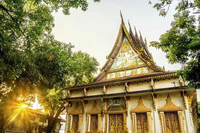 Framed Print : Wat Haysoke, Vientiane (capital city), Laos Framed Print : Wat Haysoke, Vientiane (capital city), Laos
