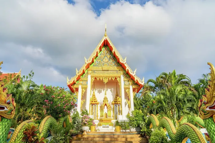 Framed Print : Wat Karon, Karon, Phuket, Thailand