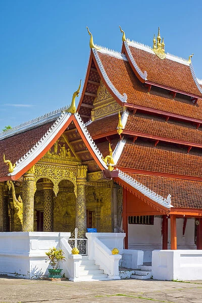 Wat Mai Suwannaphumaham buddhist temple, Luang Prabang, Louangphabang Province, Laos