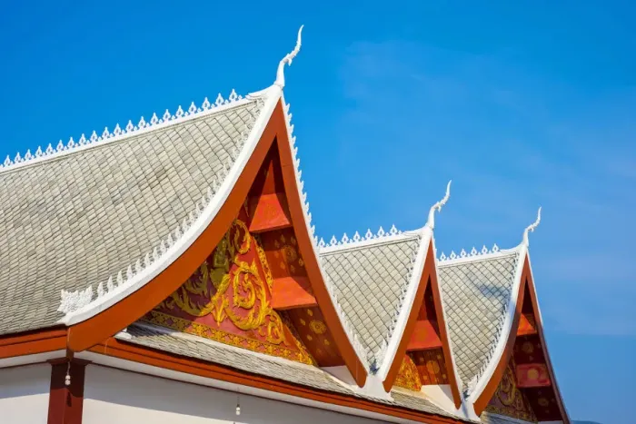 Framed Print : Wat Nong Sihkounmuang buddhist temple, Luang Prabang, Louangphabang Province, Laos Framed Print : Wat Nong Sihkounmuang buddhist temple, Luang Prabang, Louangphabang Province, Laos