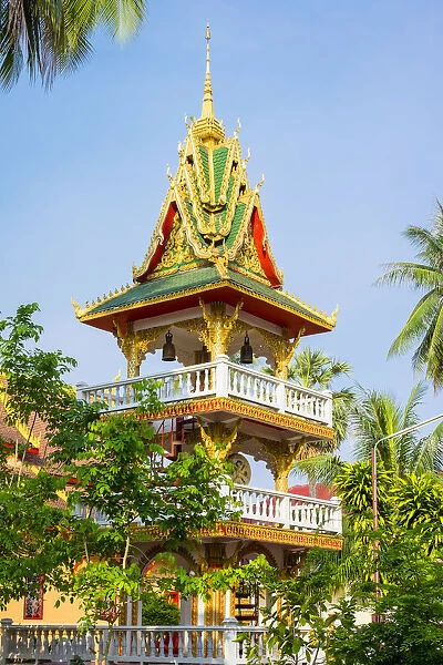 Wat Ong Teu Mahawihan buddhist temple, Vientiane, Laos