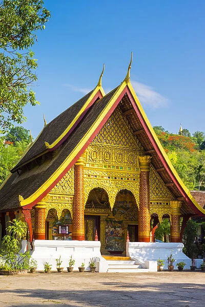 Wat Xieng Muang buddhist temple, Luang Prabang, Louangphabang Province, Laos