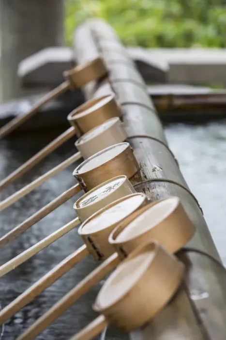 Framed Print : Water ladles at Shinto shrine of Sumiyoshi Taisha, Osaka, Kansai, Japan Framed Print : Water ladles at Shinto shrine of Sumiyoshi Taisha, Osaka, Kansai, Japan