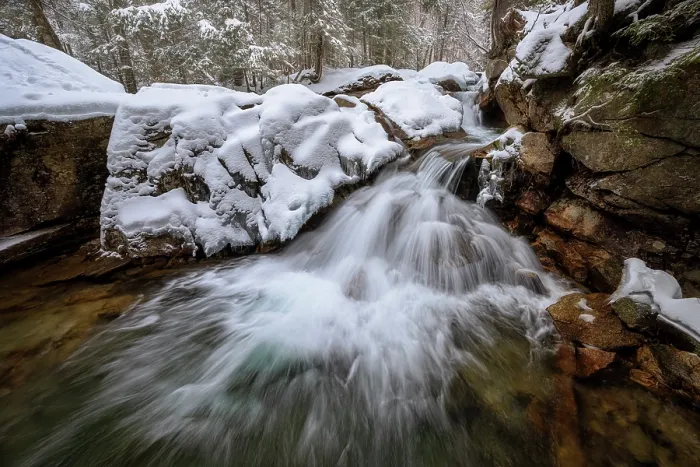 Framed Print : Waterfall at the Basin, Franconia Notch State Park, White Mountain National Forest, New Hampshire, USA Framed Print : Waterfall at the Basin, Franconia Notch State Park, White Mountain National Forest, New Hampshire, USA