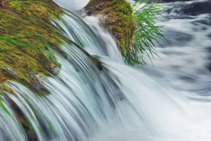 Framed Print : Waterfall in brook - Croatia, Lika-Senj, Plitvice Lakes - Plitvice Lakes National Park