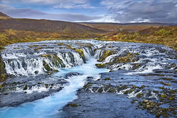 Waterfall Bruarfoss - Iceland, Southern Region, Bruarfoss