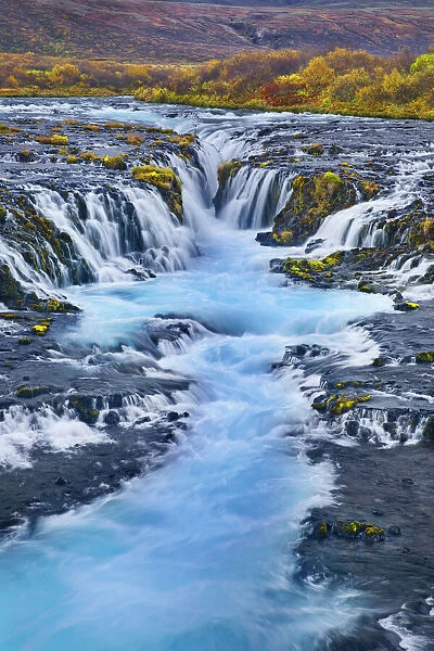 Waterfall Bruarfoss - Iceland, Southern Region, Bruarfoss