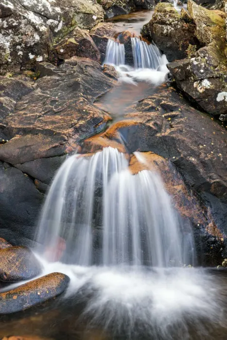 Framed Print : Waterfall, Glen Coe, Highlands, Scotland Framed Print : Waterfall, Glen Coe, Highlands, Scotland