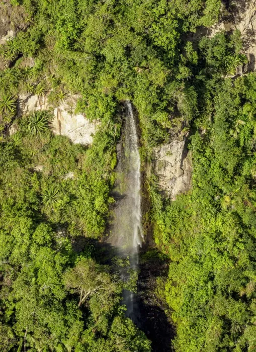 Framed Print : Waterfall in Magdalena River Valley, San Agustin, Huila Department, Colombia Framed Print : Waterfall in Magdalena River Valley, San Agustin, Huila Department, Colombia