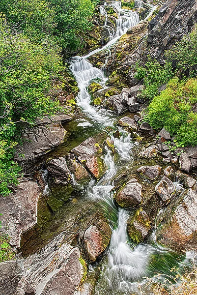 Waterfall Near St. Jacques New Brunswick, Canada