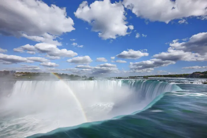 Framed Print : Waterfall Niagara Falls with rainbow - Canada, Ontario, Niagara Framed Print : Waterfall Niagara Falls with rainbow - Canada, Ontario, Niagara