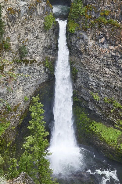 Waterfall Spahats Creek Falls - Canada, British Columbia, Thompson-Nicola, Clearwater