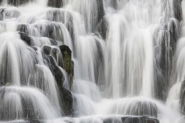 Waterfall detail Trotternish Peninsular, Scotland