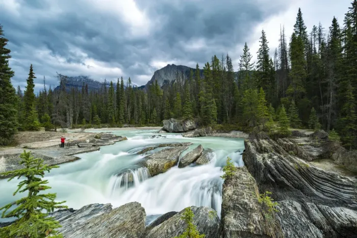 Framed Print : Waterfalls near Natural Bridge, Yoho National Park, Field, British Columbia, Canada Framed Print : Waterfalls near Natural Bridge, Yoho National Park, Field, British Columbia, Canada