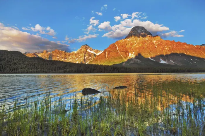 Framed Print : Waterfowl Lake - Canada, Alberta, Banff National Park, Waterfowl Lake - Rocky Mountains Framed Print : Waterfowl Lake - Canada, Alberta, Banff National Park, Waterfowl Lake - Rocky Mountains