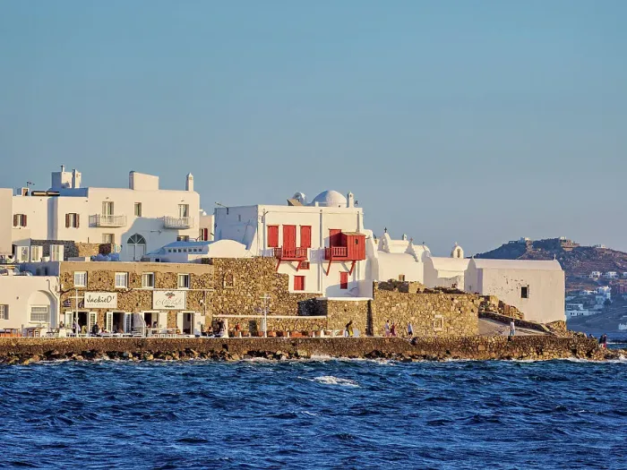 Framed Print : Waterfront of Chora, Mykonos Town, Mykonos Island, Cyclades, Greece Framed Print : Waterfront of Chora, Mykonos Town, Mykonos Island, Cyclades, Greece