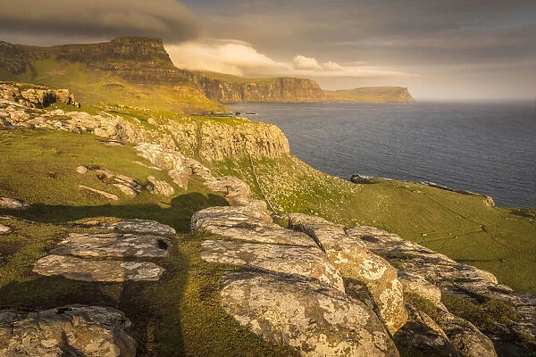 Waterstein Head at Neist Cliff, Isle of Skye, Highlands, Scotland, Great Britain