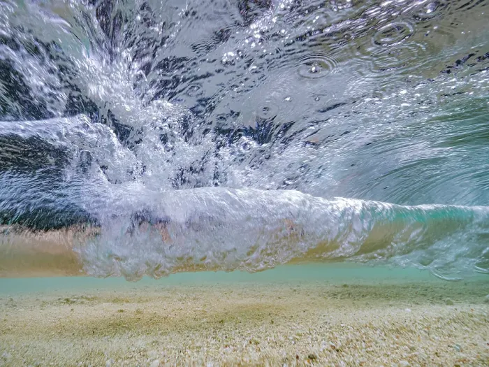Framed Print : Wave abstracts as seen from beneath sea level on Seven Mile Beach, Grand Cayman, Cayman Islands, British West Indies Framed Print : Wave abstracts as seen from beneath sea level on Seven Mile Beach, Grand Cayman, Cayman Islands, British West Indies