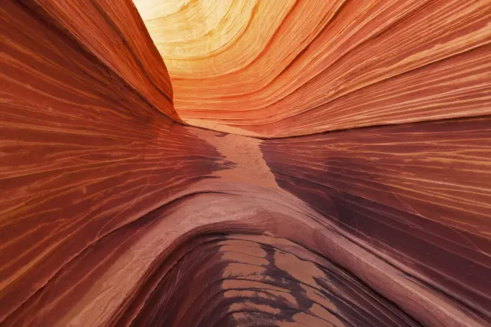 Framed Print : The Wave, Paria Canyon-Vermilion Cliffs Wilderness, Coyote Buttes. Utah. USA