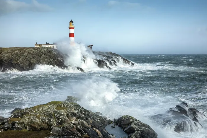 Framed Print : Waves breaking around Eilean Glas Lighthouse, Scalpay, Isle of Harris, Outer Hebrides, Scotland, UK, February 2025 Framed Print : Waves breaking around Eilean Glas Lighthouse, Scalpay, Isle of Harris, Outer Hebrides, Scotland, UK, February 2025