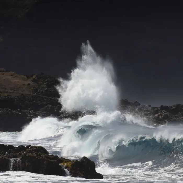Framed Print : Waves at Playa de las Arenas, Tenerife, Canary Islands, Spain Framed Print : Waves at Playa de las Arenas, Tenerife, Canary Islands, Spain