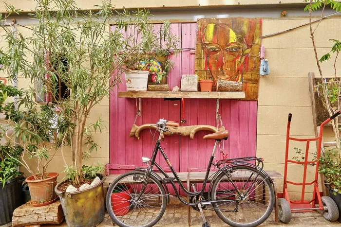 Framed Print : Another way of living life in the tranquil old town of Le Panier, Marseille. France Framed Print : Another way of living life in the tranquil old town of Le Panier, Marseille. France
