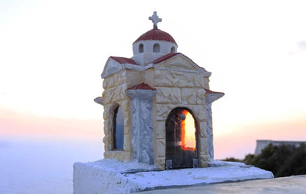 Wayside shrine on the Island of Kefalonia, Ionian Island, Greek Island, Greece