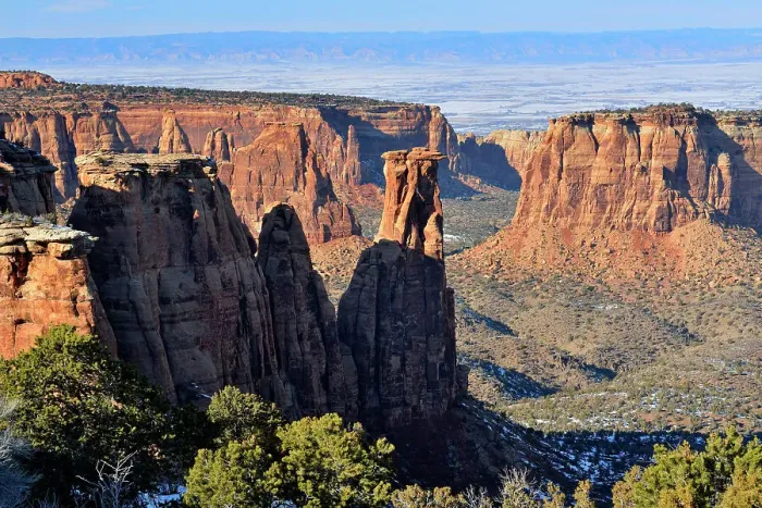 Framed Print : Weathered rocks, canyons and pinnacles from the scenic drive, Colorado National Monument, Colorado, USA Framed Print : Weathered rocks, canyons and pinnacles from the scenic drive, Colorado National Monument, Colorado, USA