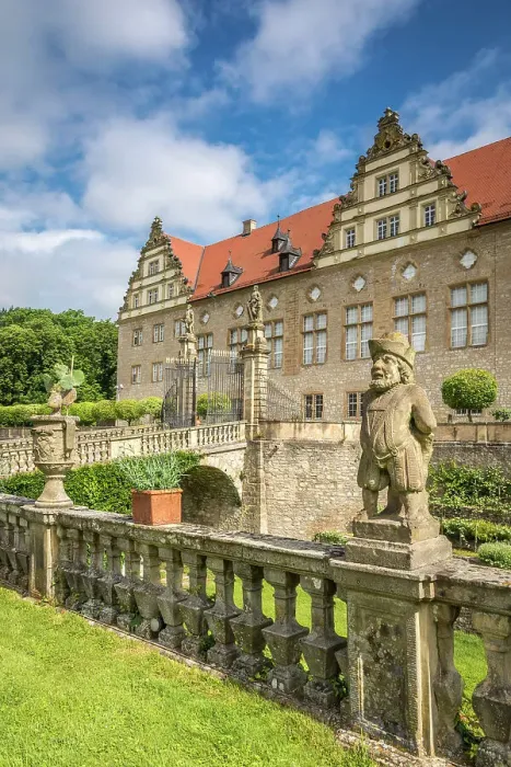 Framed Print : Weikersheim Castle, Romantic Road, Tauber Valley, Baden-Wurttemberg, Germany