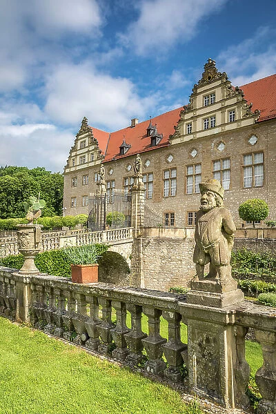 Weikersheim Castle, Romantic Road, Tauber Valley, Baden-Wurttemberg, Germany